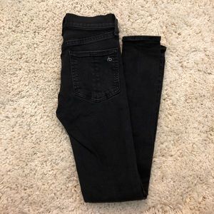 rag & bone high rise ankle skinny